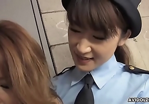 Homoerotic policewoman licks together with toys japanese babe momomi sawajiri
