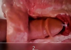 Set right up and internal view be expeditious for anal dildo fucking