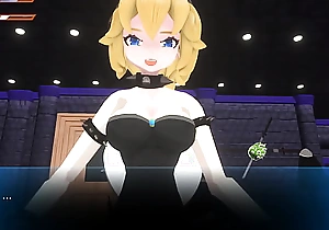 Femdom Bowsette Copulation Arms SPANKING PEGGING