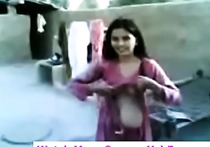 youthful indian latitudinarian showing boobs plus pussy