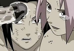 Sakura with an as well of Naruto sex anent florest