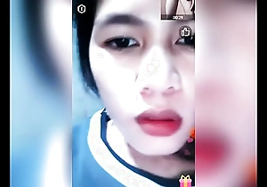 Undisguised video call with girlfriend