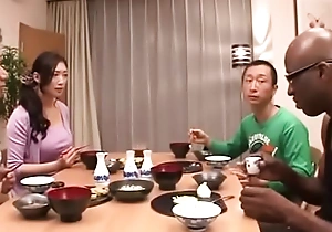 Japanese wife out of wind up of black-reiko