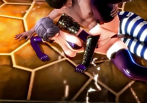 Isabella Ivy Valentine Soul calibur cosplay game skirt hentai having sex with bloke in sexy gameplay video