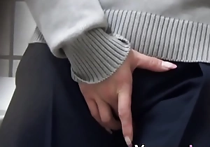 Japanese teen fingers