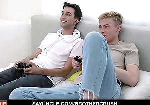 Brothercrush - cute boy fucked away from his stepbro