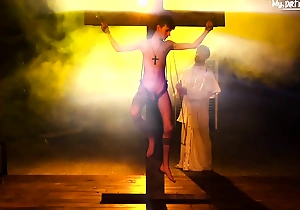Sexy christian twink gets his sins forgiven after inside holy father copulates him bareback