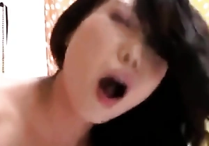 Skinny Chinese girl deep assfuck making love