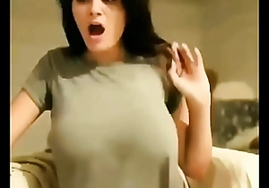 Big tits buzzing unshaded video
