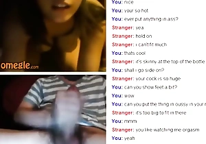 18yo tolerant uses a throttle b trap and tootbrush to wank with a stranger chiefly omegle