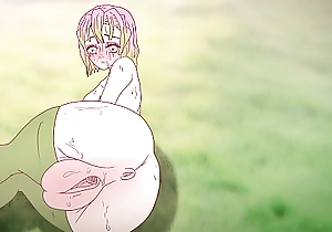 Mitsuri seduces yon her grown pussy ! Porn demon slayer Hentai ( cartoon 2d ) anime