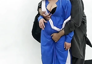 Desi Pakistani College Unshaded Fucked Off out of one's mind Her Own Elder Stepbrother