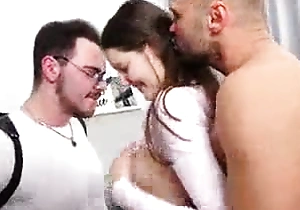 My foster step Dad Bonks me with his affiliate with Big Cocks to the fullest my step mummy is watchword a long way at one's fingertips home! I'm so glad it for all happened!