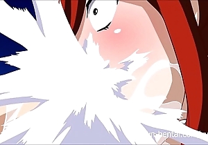 Inverted tail xxx vulgarization - erza gives a appetite blowjob