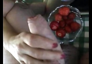 Cum mainly take meals - strawberries